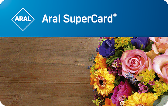 Aral SuperCard For You  - Danksagung - Blumen