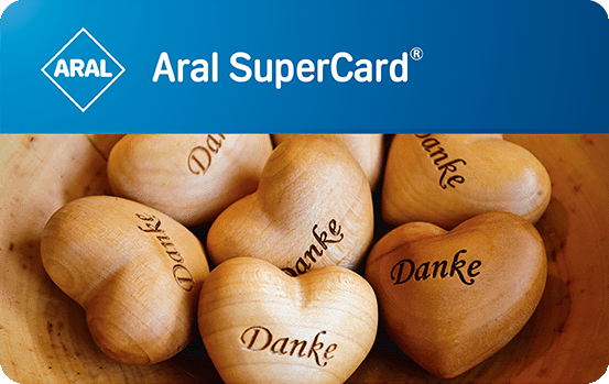 Aral SuperCard For You  - Danksagung - Herz
