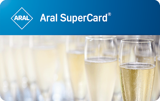 Aral SuperCard For You  - Jubiläum - Sekt
