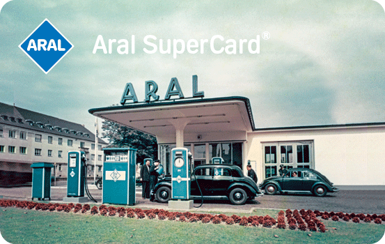 25 EUR Aral eSuperCard Tankstelle 1950