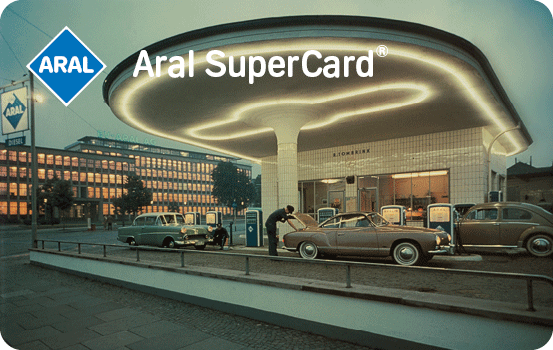 25 EUR Aral eSuperCard Tankstelle 1958
