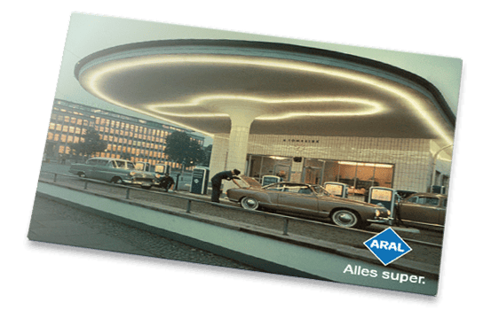 Standard Geschenkverpackung - Historische Tankstelle