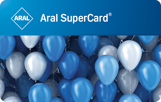 Aral SuperCard For You  - Danksagung - Ballons