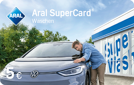 5 EUR Aral SuperCard Waschen